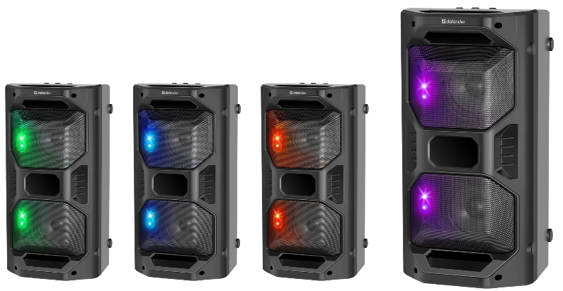 Boxa portabila Defender RAGE Negru photo 4