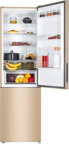 Холодильник двухдверный Haier CEF537AGG / 368 л / 200 см / A / Желтый photo 4