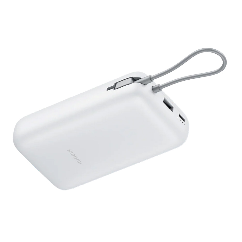 Внешний аккумулятор Xiaomi 20000mAh (Integrated Cable) GL Light Gray (61826) photo 4
