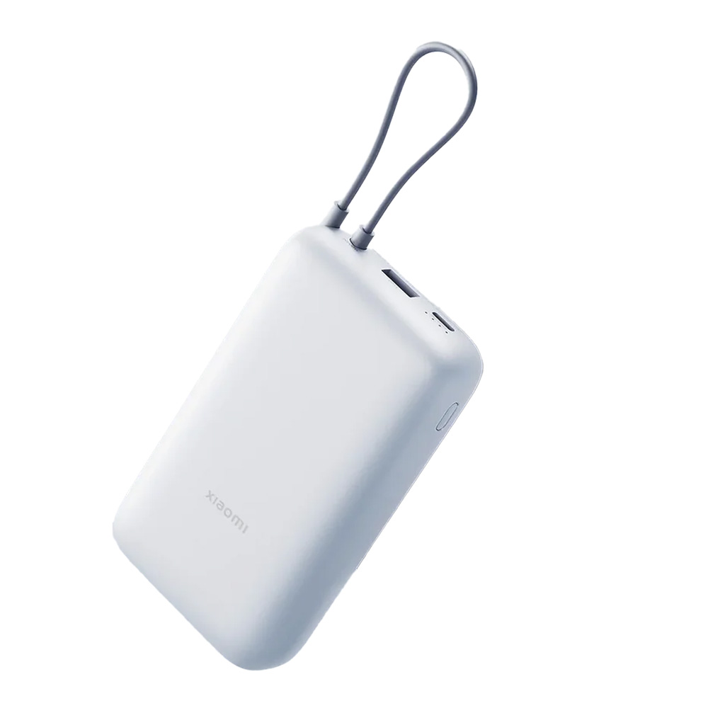 Внешний аккумулятор Xiaomi 20000mAh (Integrated Cable) GL Light Gray (61826) photo 5