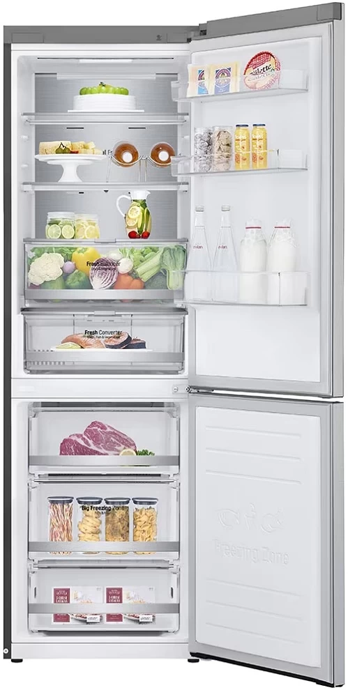Frigider cu doua usi LG GBB71NSUGN / 341 l / 186 cm / D / Gri photo 2
