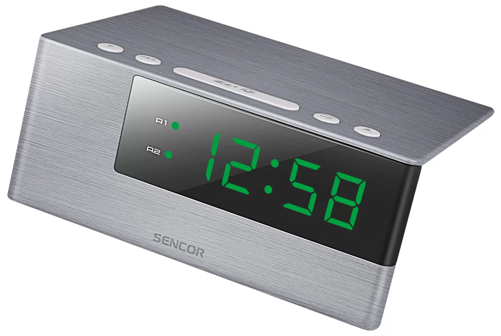Ceas/Desteptator Sencor SDC 4600 GN / Gri / Mono photo 1
