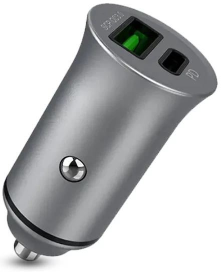 Incarcator auto p/u telefon mobil Helmet HMTCACPWTCGR photo 1