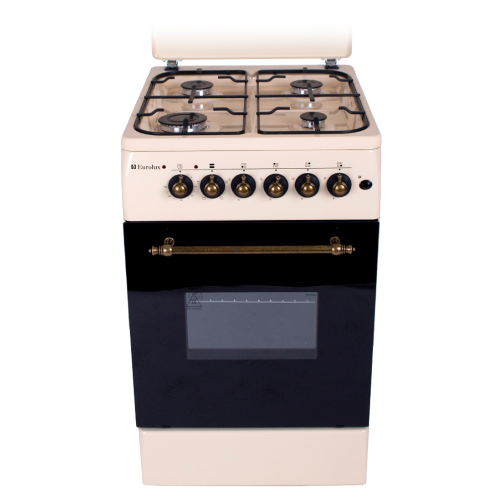 Plita de gaz Eurolux ТЕ-5640 IBGR / 4 arzatoare / 50 cm / Bej photo 1 Plita de gaz Eurolux ТЕ-5640 IBGR / 4 arzatoare / 50 cm / Bej photo 1