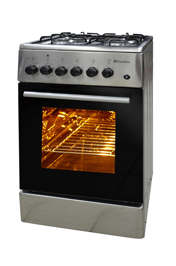 Plita de gaz Eurolux 4402GX / 4 arzatoare / 50 cm / Inox photo 1 Plita de gaz Eurolux 4402GX / 4 arzatoare / 50 cm / Inox photo 1