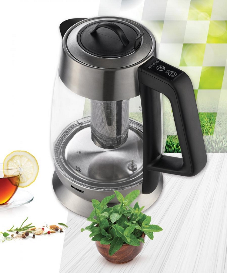 Fierbator de apa electric Heinner HEK-TF18GX photo 2