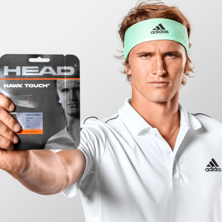 Струны теннисные HEAD HAWK TOUCH 17 AN 281204 Серый photo 2