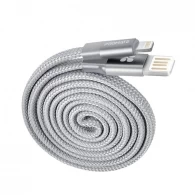 Cablu USB-A - Lightning Promate Coiline-i  Silver 