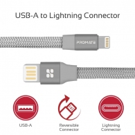 Кабель USB-A - Lightning Promate Coiline-i  Silver thumbnav 3