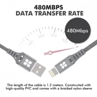 Кабель USB-A - Lightning Promate NerveLink-i thumbnav 6