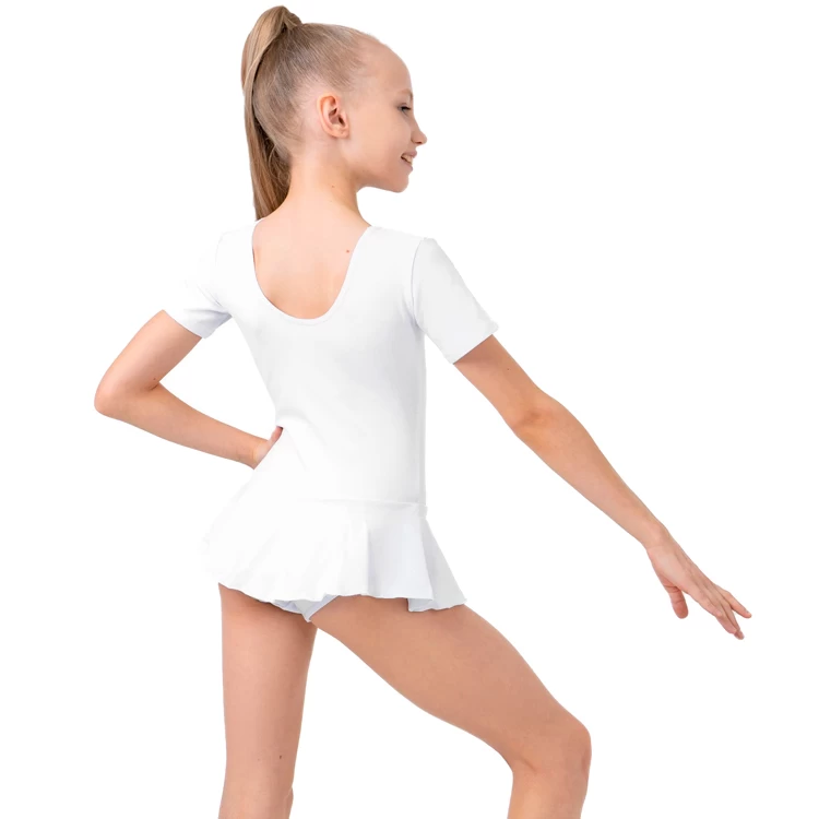 Costum p/u gimnastica Grace Dance Leotard / 28 / Alb photo 4
