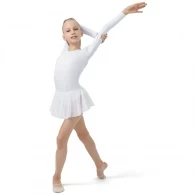 Купальник гимнастический с юбкой длинный рукав Grace Dance Gymnastic leotard thumbnav 2