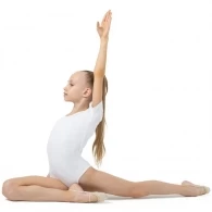 Costum p/u gimnastica maneca scurta Grace Dance Gymnastic leotard short sleeve thumbnav 4