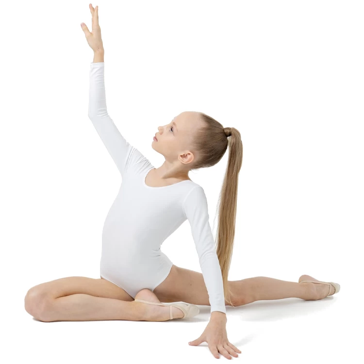 Купальник гимнастический Grace Dance Gymnastic leotard / 32 / Белый photo 5