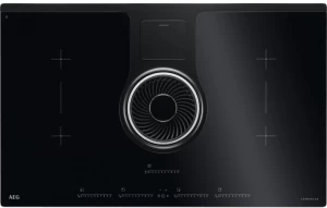 Встраиваемая индукционная панель с вытяжкой AEG IDK84451IB 