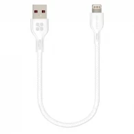 Cablu USB-A - Lightning Promate PowerBeam-25i White 