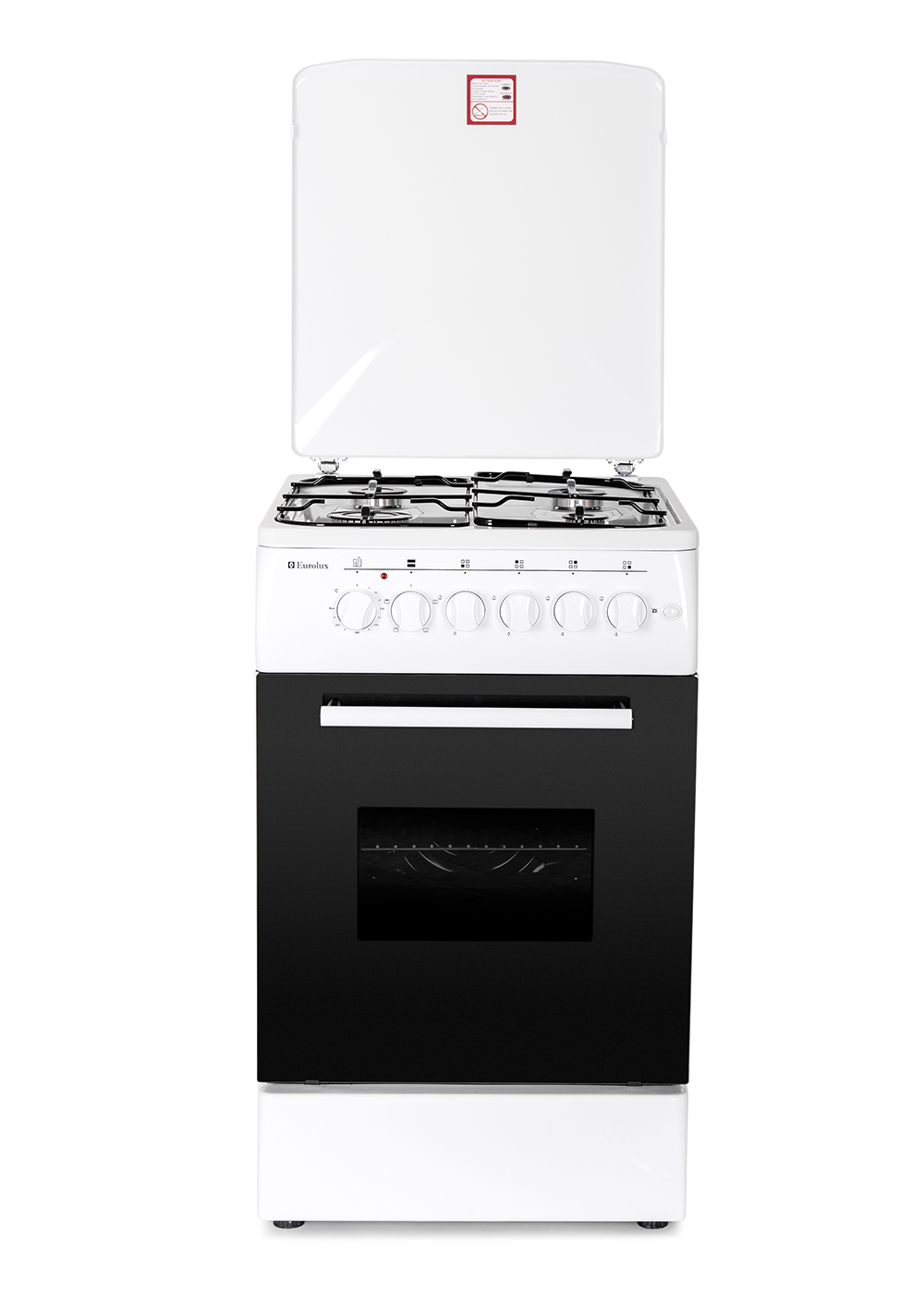 Plita de gaz Eurolux TE-5640 IW / 4 arzatoare / 50 cm / Alb photo 1