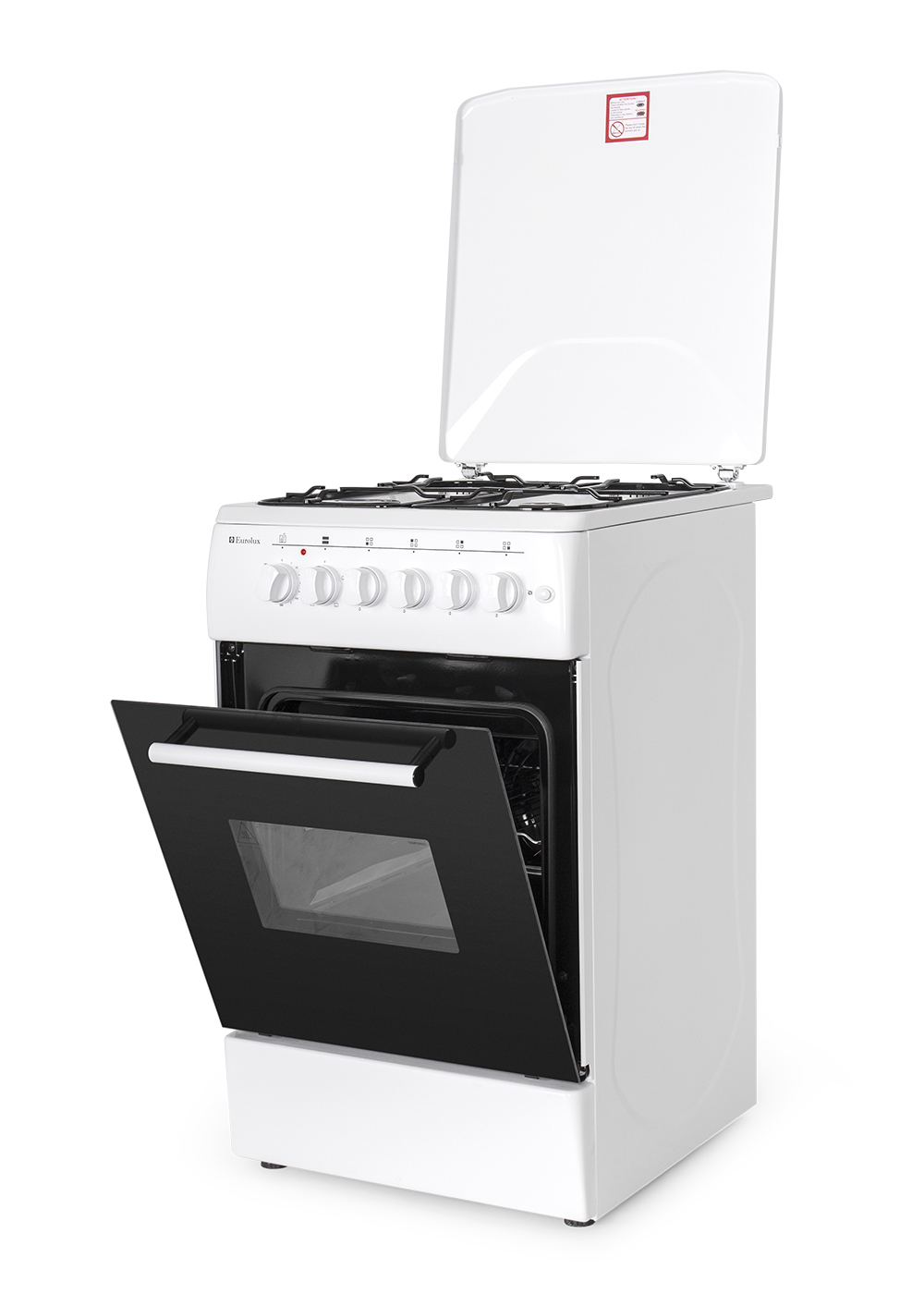 Plita de gaz Eurolux TE-5640 IW / 4 arzatoare / 50 cm / Alb photo 2