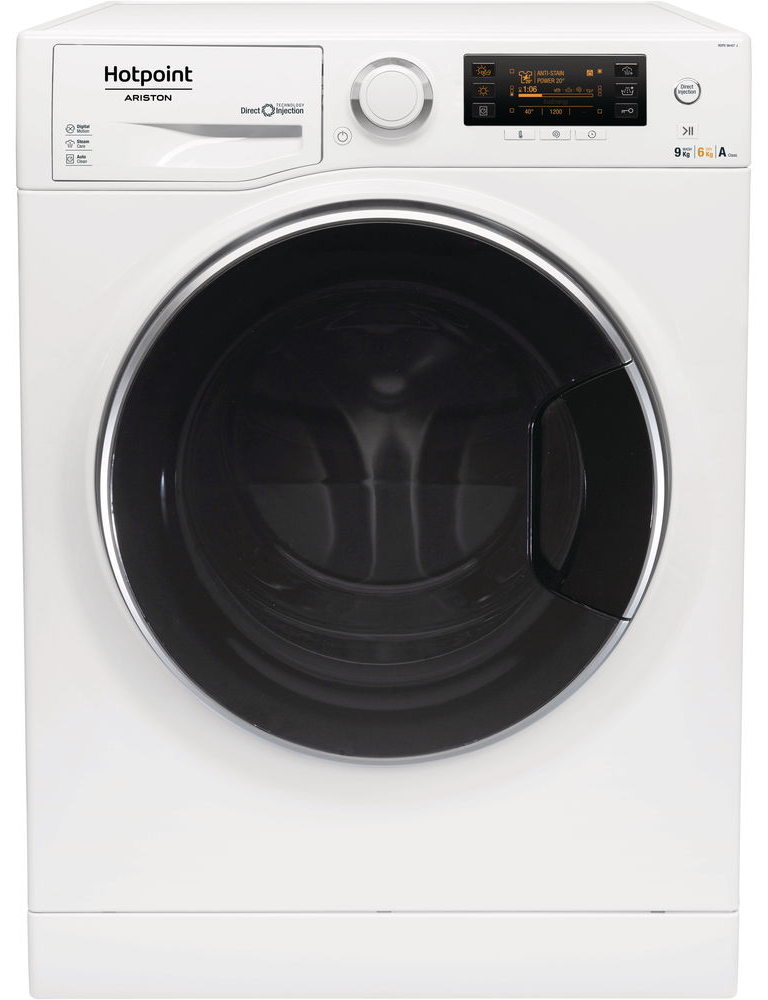 Masina de spalat/uscat Hotpoint - Ariston RDPD 96407 JD 9 kg /1400 rot/min /A /Alb photo 1 Masina de spalat/uscat Hotpoint - Ariston RDPD 96407 JD 9 kg /1400 rot/min /A /Alb photo 1