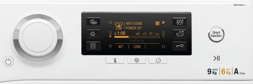 Masina de spalat/uscat Hotpoint - Ariston RDPD 96407 JD 9 kg /1400 rot/min /A /Alb photo 2
