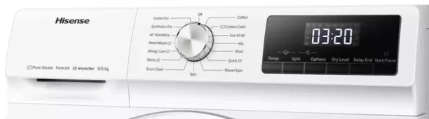 Стиральная машина с сушкой Hisense WDQA1014EVJM 10 кг /1400 об/мин /D /Белый photo 6