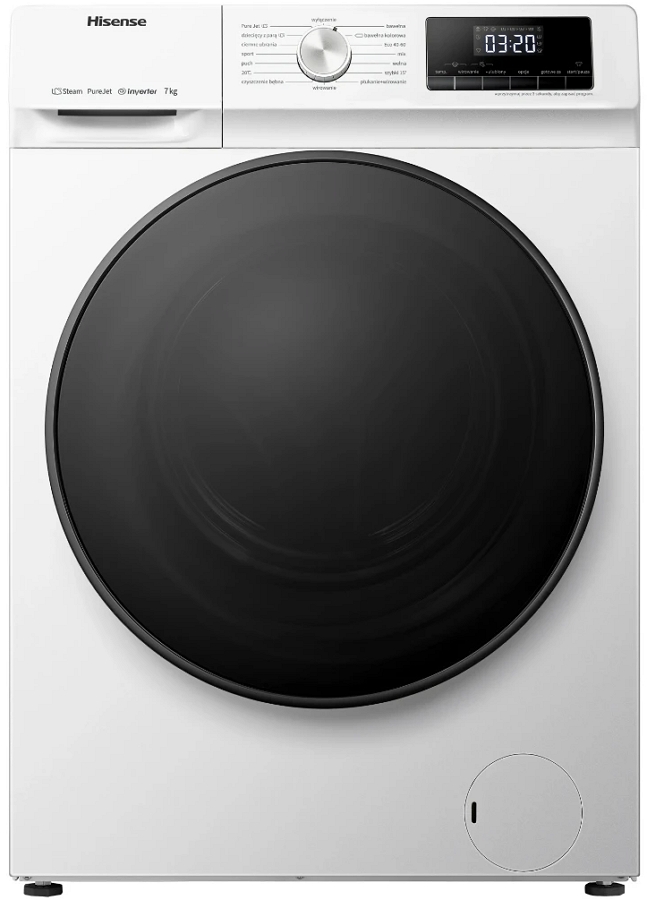 Стиральная машина Hisense WFQA7014EVJM 7 кг / 1400 об/мин / A / Белый photo 1 Стиральная машина Hisense WFQA7014EVJM 7 кг / 1400 об/мин / A / Белый photo 1