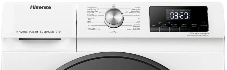 Стиральная машина Hisense WFQA7014EVJM 7 кг / 1400 об/мин / A / Белый photo 4