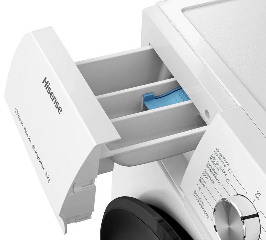 Стиральная машина Hisense WFQA8014EVJM 8 кг / 1400 об/мин / A / Белый photo 4
