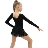 Купальник гимнастический с юбкой длинный рукав Grace Dance Gymnastic leotard thumbnav 4