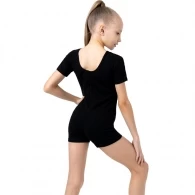 Costum pentru gimnastica cu sorti maneca scurta Grace Dance Leotard thumbnav 3