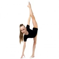 Costum p/u gimnastica maneca scurta Grace Dance Gymnastic leotard short sleeve thumbnav 3