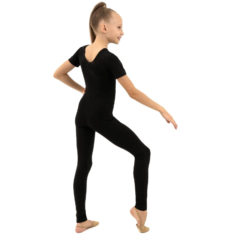 Salopeta gimnastica maneca scurta Grace Dance Jumpsuit short sleeve photo 5