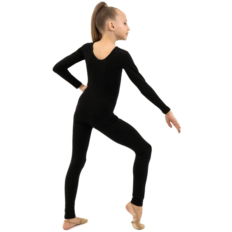 Salopeta Grace Dance Jumpsuit long sleeve / 40 / Negru photo 5