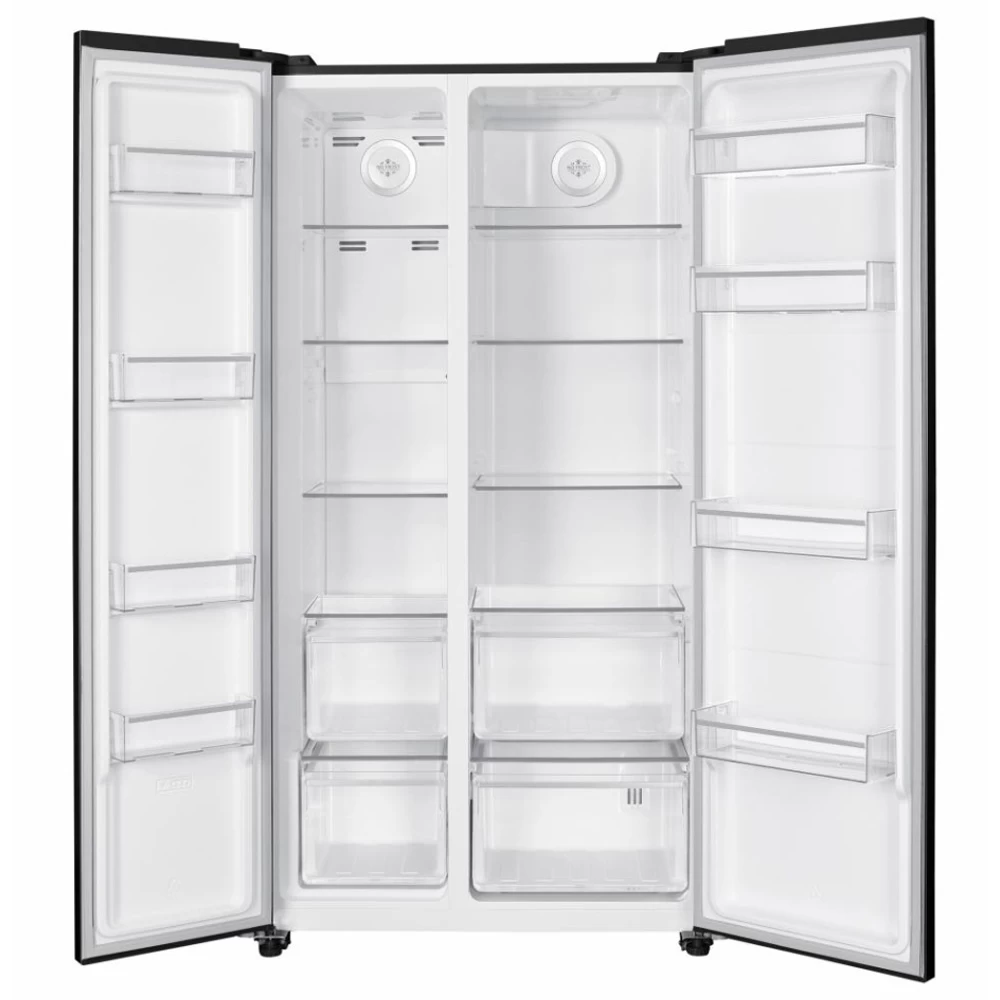 Frigider Side-by-Side Heinner HSBS-HM532NFBKE++ / 532 l / 177 cm / E / Negru photo 2