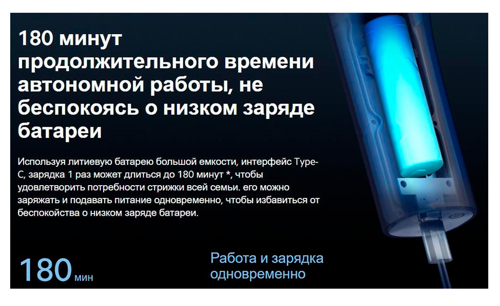 Машинка для стрижки Xiaomi Hair Clipper photo 10