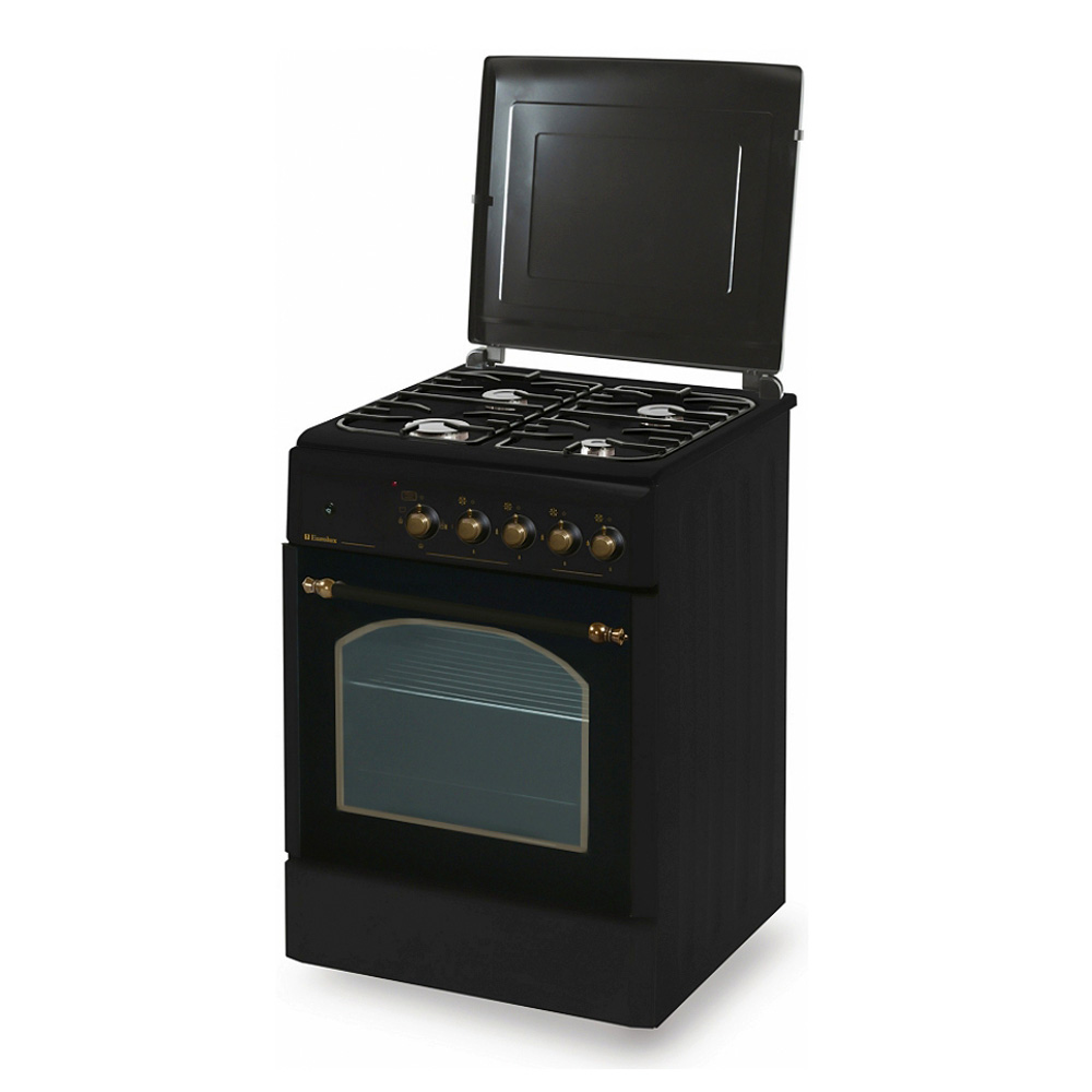Газовая плита Eurolux KLG6640ICBKR / 4 конфорок / 60 см / Черный photo 2