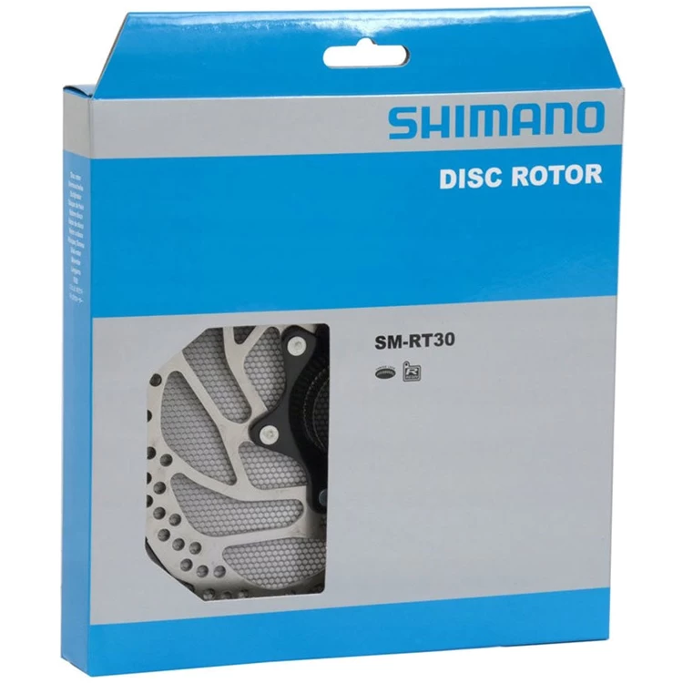 Тормозной диск SHIMANO SM-RT30, L 203MM, W/LOCK RING photo 3