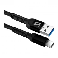 Cablu USB-A - USB-C Defender F16787103BLA 