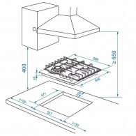 Встраиваемая  газовая панель Haier  HHX-G64RFVLB thumbnav 8