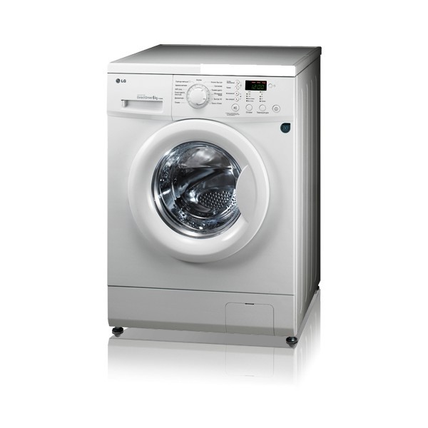 Стиральная машина LG F1068LD 5 кг / 1000 об/мин / A+ / Белый photo 1 Стиральная машина LG F1068LD 5 кг / 1000 об/мин / A+ / Белый photo 1