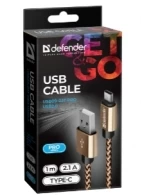Cablu USB-A/Type-C - Lightning/Type-C/Micro USB Defender USB0903TPROGOLD thumbnav 3