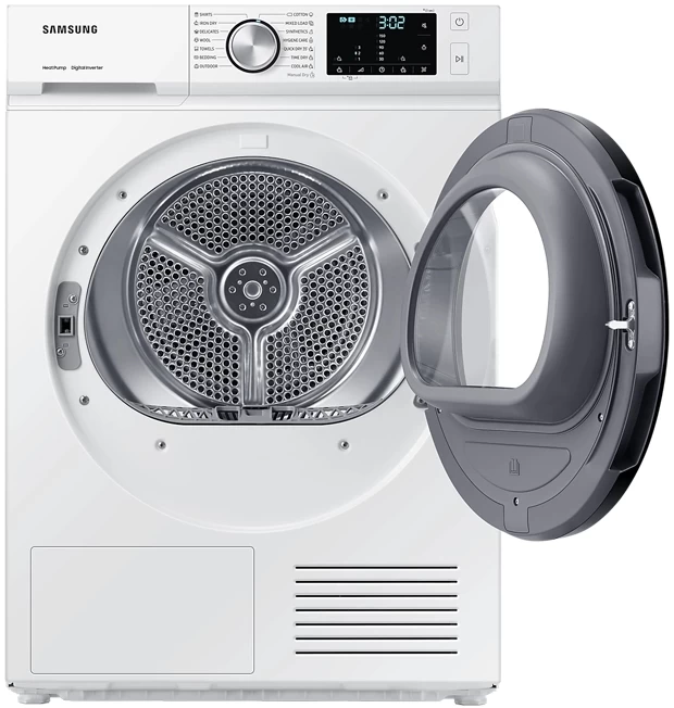 Masina de uscat rufe Samsung DV90BBA245AWLE / 9 kg / A+++ / Alb photo 6