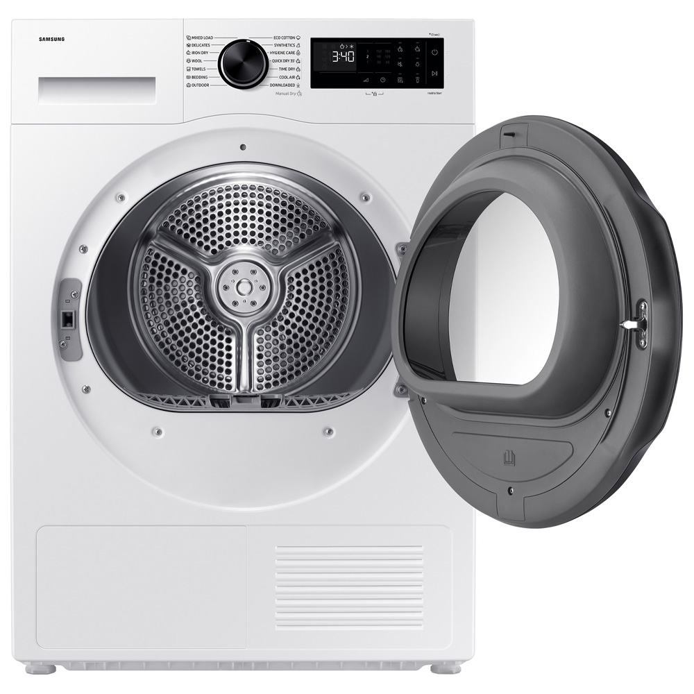 Masina de uscat rufe Samsung DV90DG52A0AELE / 9 kg / C / Alb photo 2