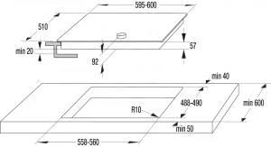 Встраиваемая индукционная панель Gorenje IK640CLI thumbnav 2