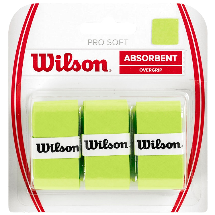 Banda pentru racheta 3 buc Wilson PRO SOFT OVERGRIP WRZ4040LI Verde photo 1 Banda pentru racheta 3 buc Wilson PRO SOFT OVERGRIP WRZ4040LI Verde photo 1