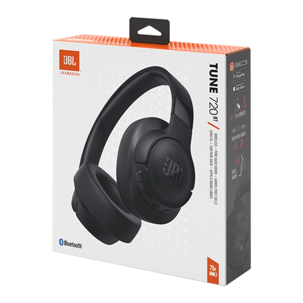 Căști JBL T720BT Black Fara fir / Home and Office / Black photo 9