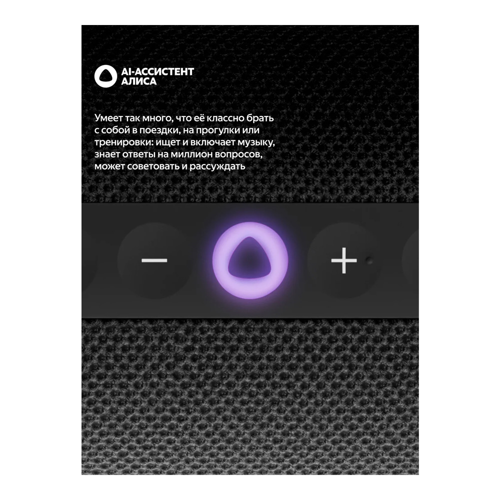 Умная колонка Yandex Station Street YNDX-00030BLK Black photo 9