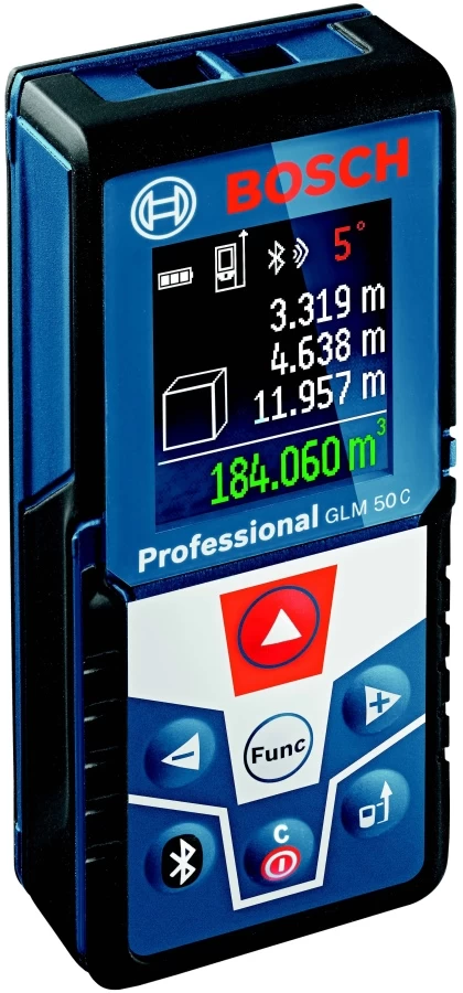 Лазерный дальномер Bosch GLM 50C, 06159940LS Синий photo 1