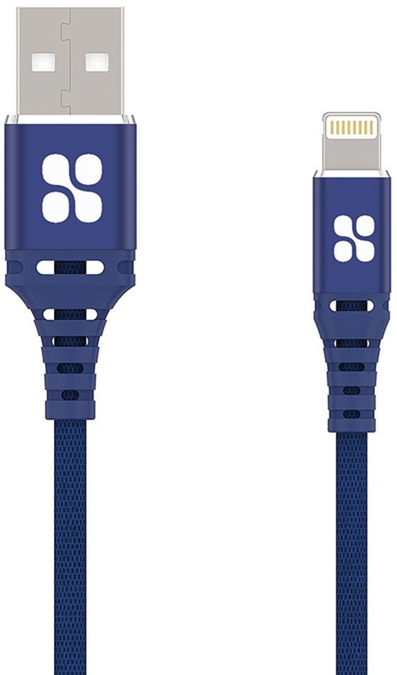 Cablu USB-A - Lightning Promate NERVELINK-I.BLUE 1.2m 1.2 /1.2m /Albastru photo 1 Cablu USB-A - Lightning Promate NERVELINK-I.BLUE 1.2m 1.2 /1.2m /Albastru photo 1