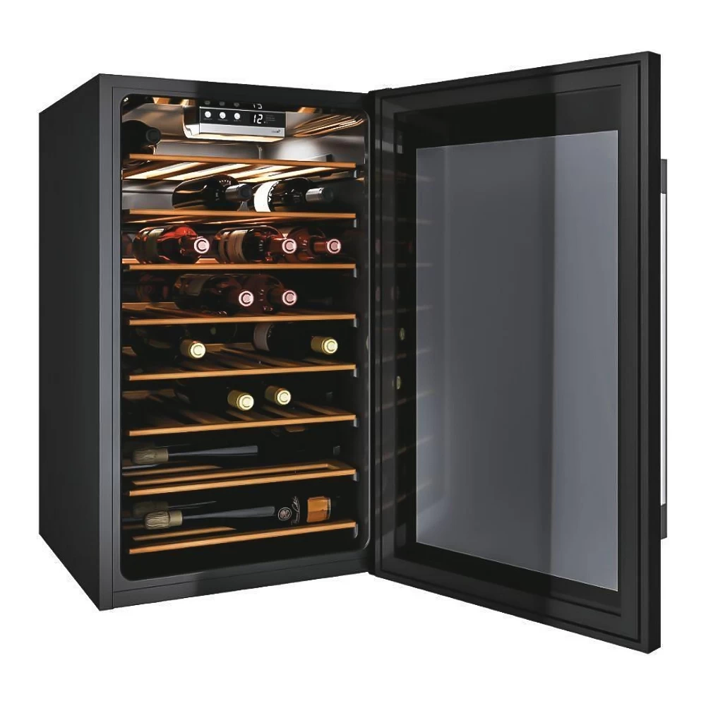 Frigider de vin Hoover HWC154EELW / 41 sticla / 85 cm / G / Negru photo 2